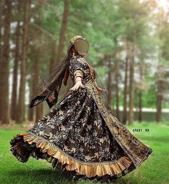 عکس لباس عروس کردی زیبا
