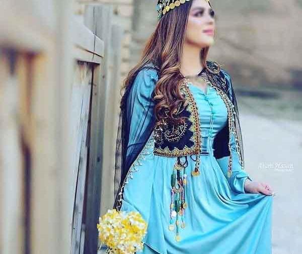 عکس لباس عروس کردی زیبا