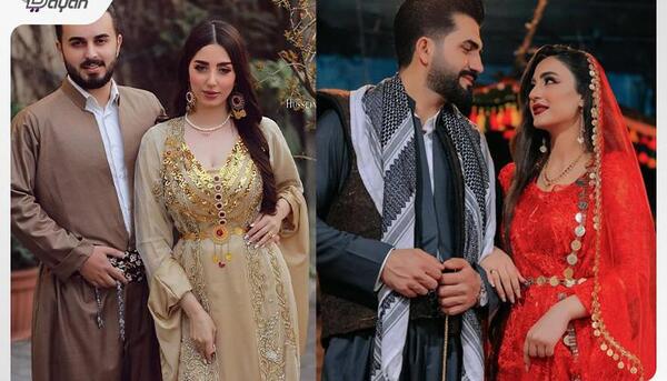 عکس لباس عروس کردی زیبا