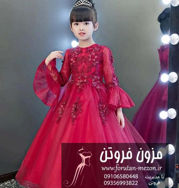 عکس لباس عروس بچه گانه صورتی