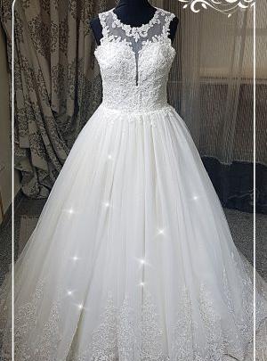 عکس لباس عروس تور دار