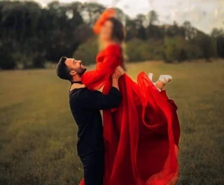 عکس عاشقانه با لباس عروس