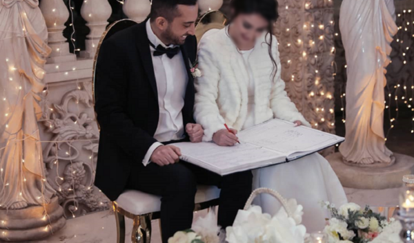 عکس ست لباس عقد عروس داماد
