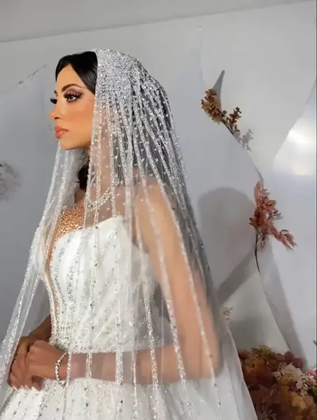 عکس لباس عروس با طلا