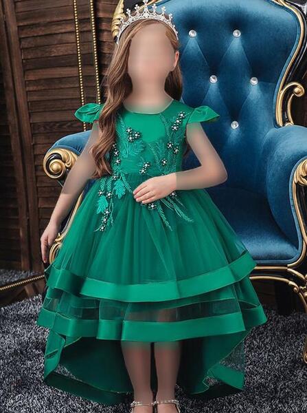 عکس لباس عروس سبز بچه گانه