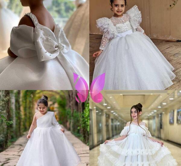 عکس لباس عروس سبز بچه گانه
