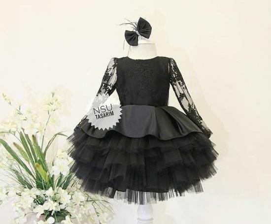 عکس لباس عروس بچه گانه سیاه
