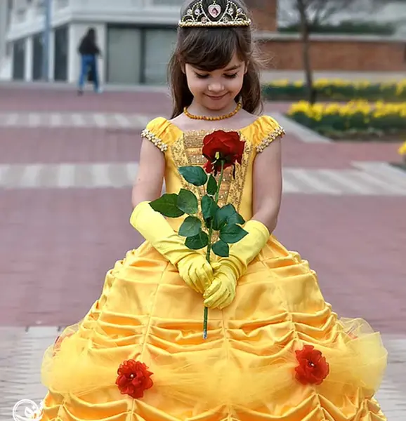 عکس لباس عروس سیندرلا بچه گانه