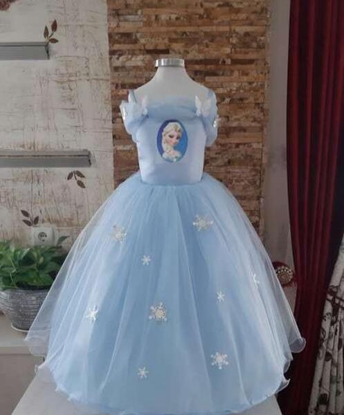 عکس لباس عروس سیندرلا بچه گانه