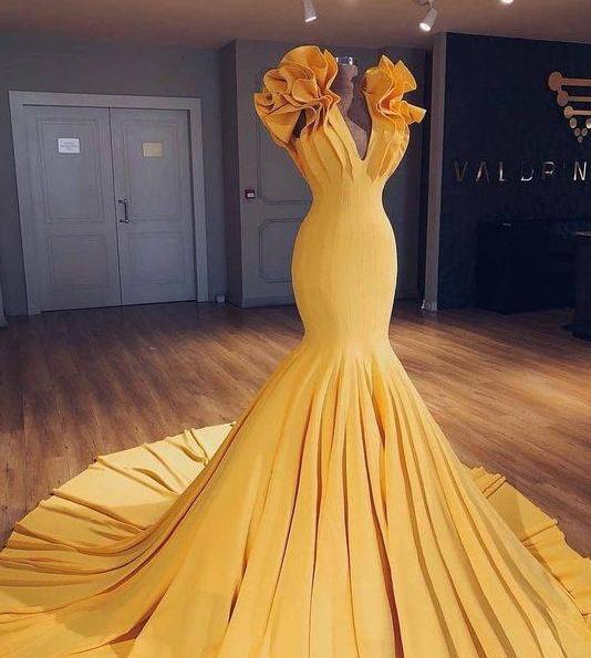 عکس لباس عروس رنگ زرد