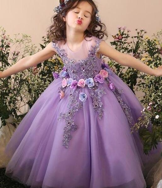 عکس لباس عروس بچه گانه رنگ سبز
