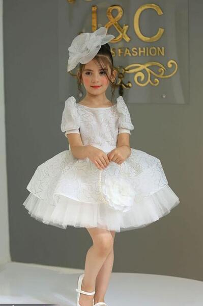 عکس لباس عروس رنگی بچه گانه