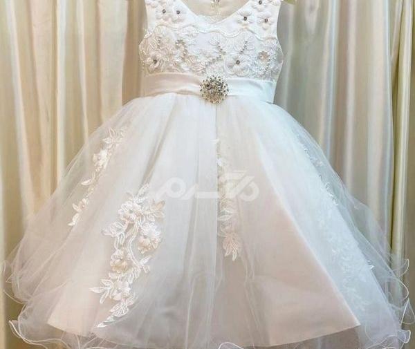 عکس لباس عروس دنباله دار بچه گانه