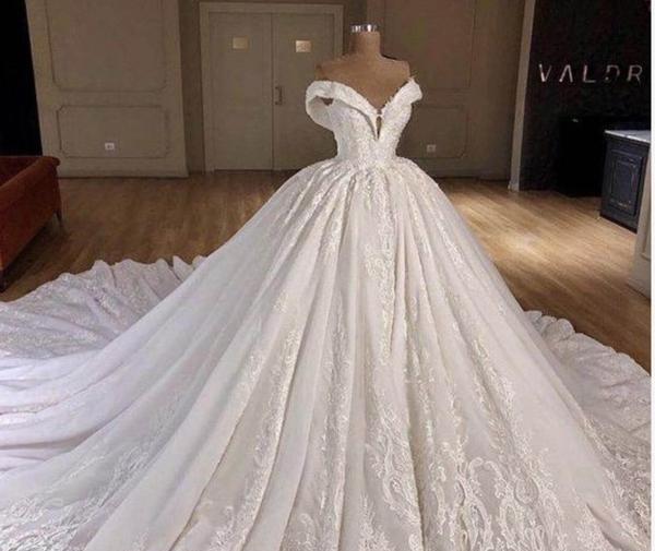 عکس مدل لباس عروس دکلته
