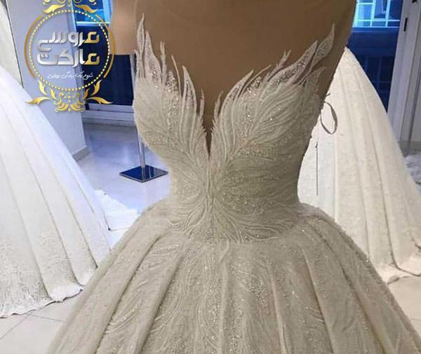عکس مدل لباس عروس دکلته