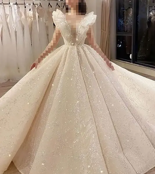 عکس لباس عروس خوشگل پف دار
