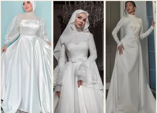 عکس لباس عروس خارجی شیک