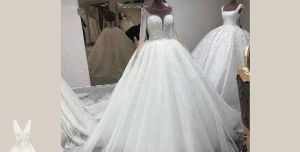 عکس های لباس عروس خیلی پف دار