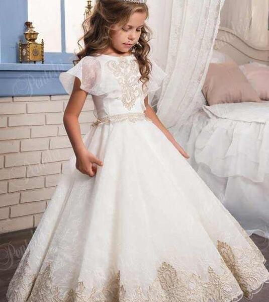 عکس لباس عروس بلند بچه گانه
