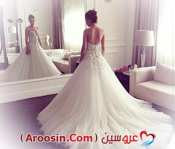 عکس لباس عروس بلند دنباله دار