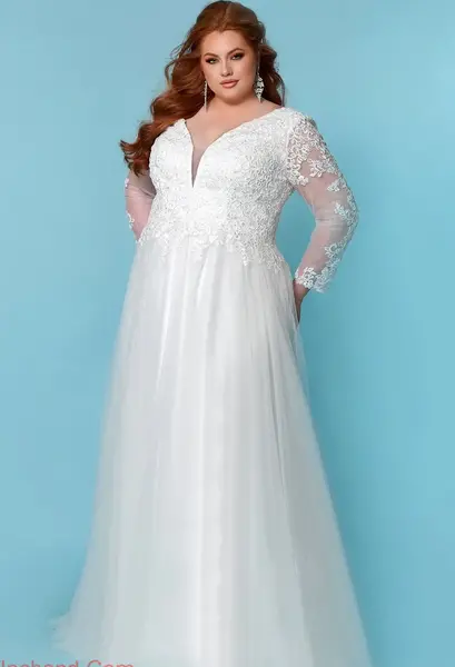 عکس لباس عروس برای عروس چاق