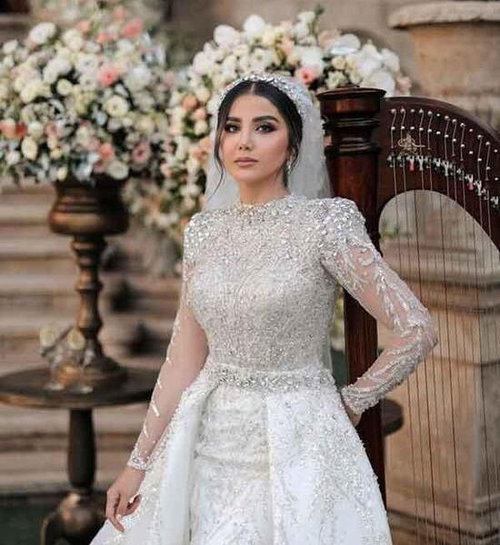 عکس لباس عروس پوشیده شیک