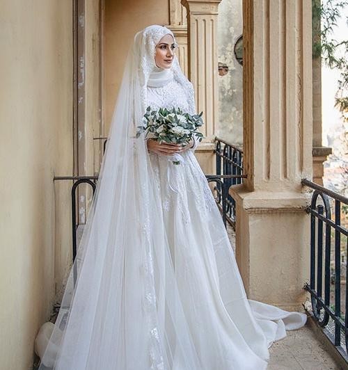 عکس لباس عروس پوشیده شیک