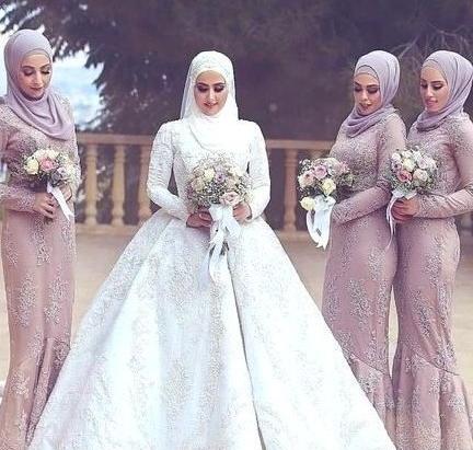 عکس لباس عروس پوشیده با کلاه