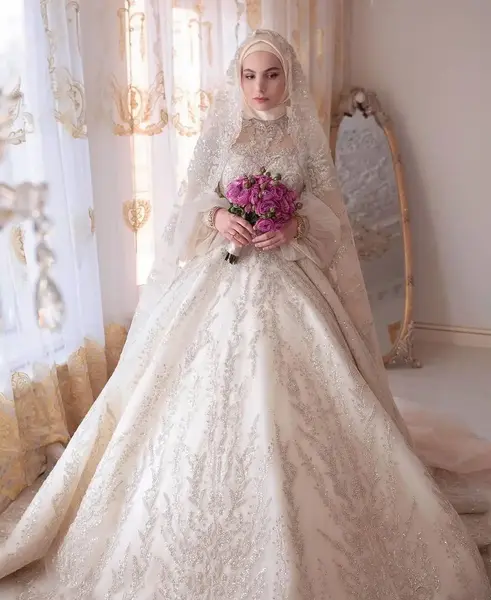 عکس لباس عروس پوشیده جدید
