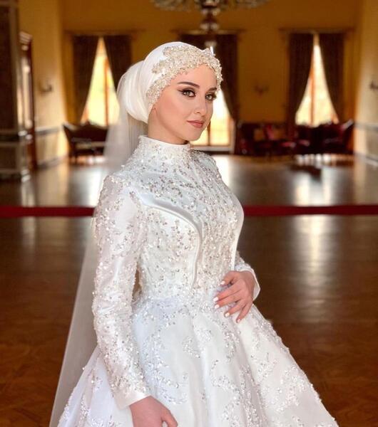 عکس لباس عروس کاملا پوشیده