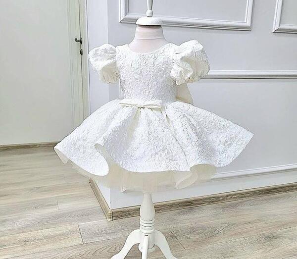 عکس لباس عروس پفی بچه گانه