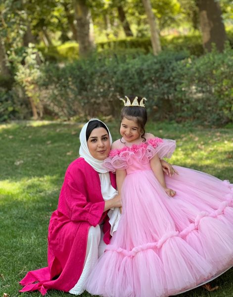 عکس لباس عروس پفی بچه گانه