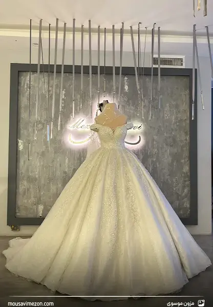 عکس لباس عروس پف دار پرنسسی دخترانه