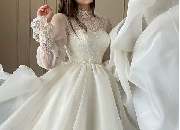 عکس لباس عروس پف دار پرنسسی دخترانه