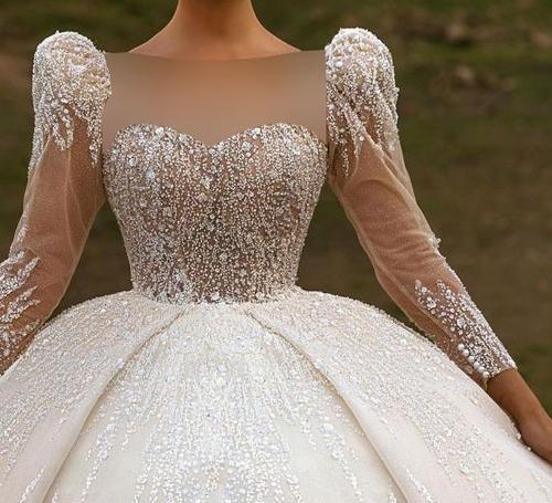 عکس لباس عروس پف دار دخترانه