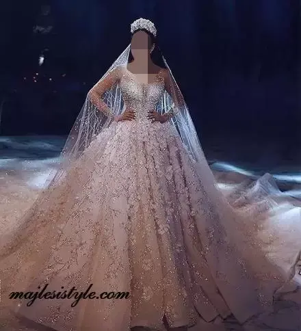 عکس لباس عروس بلند جدید