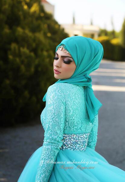 عکس از لباس عروس ابی