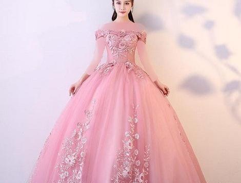 عکس لباس عروسکی صورتی