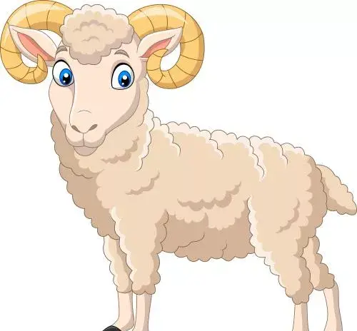 عکس نقاشی گاو نشسته