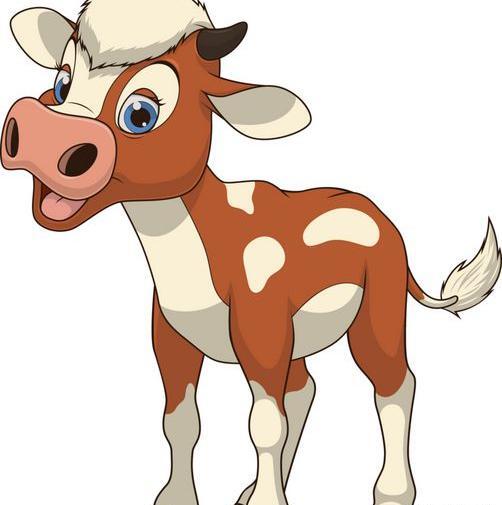 عکس گاو و گوساله کارتونی