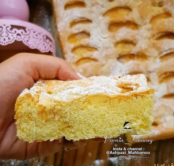 عکس کیک زردآلو