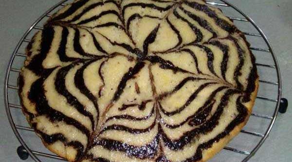 عکس کیک زبرا در قابلمه