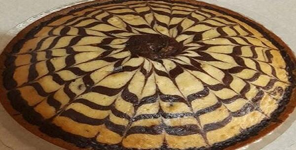 عکس کیک زبرا در قابلمه