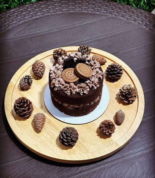 دانلود عکس کیک ساده خانگی