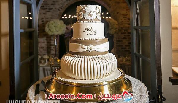عکس کیک سه طبقه عروسی