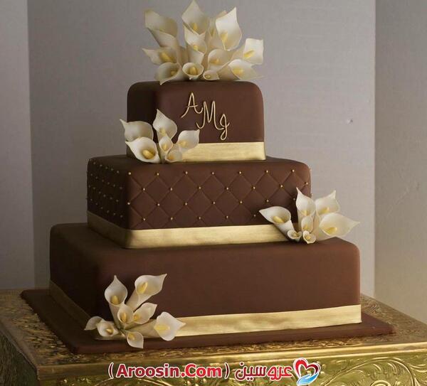 عکس کیک سه طبقه خوشگل