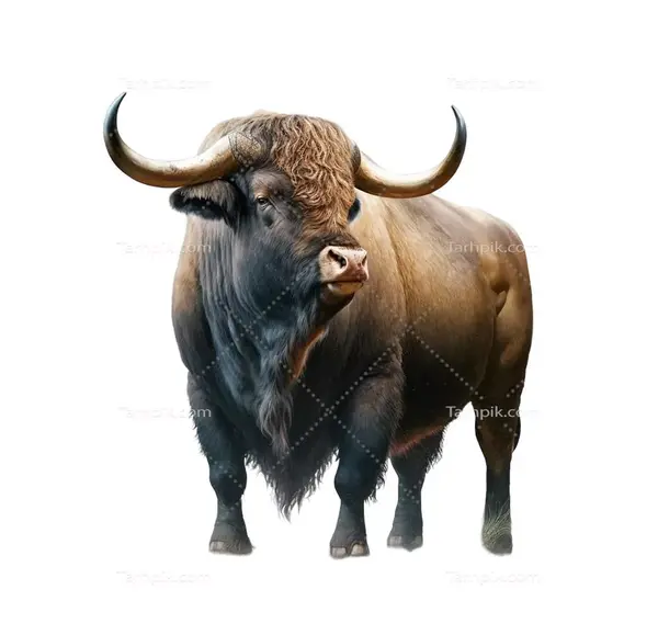 عکس گاو وحشی سیاه