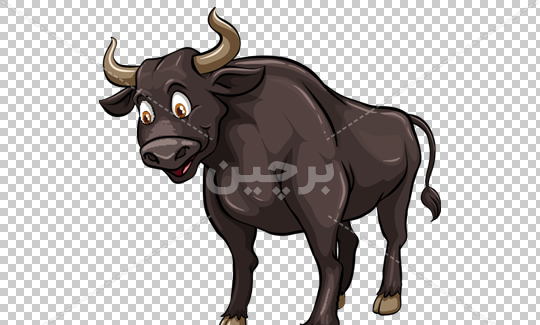 عکس کارتونی گاو نر