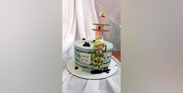 عکس کیک سربازی جدید