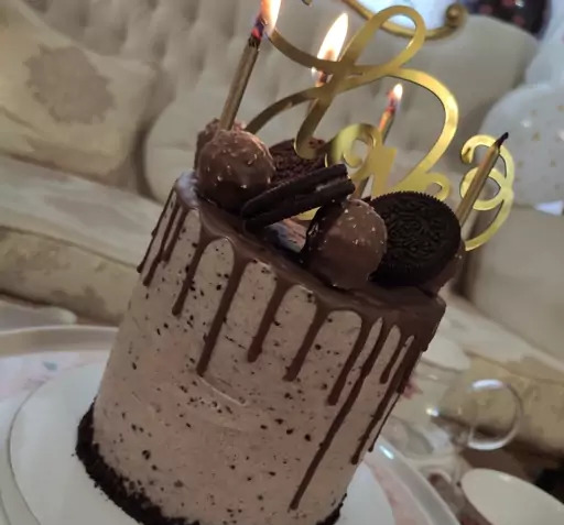 عکس کیک شکلاتی کوچک